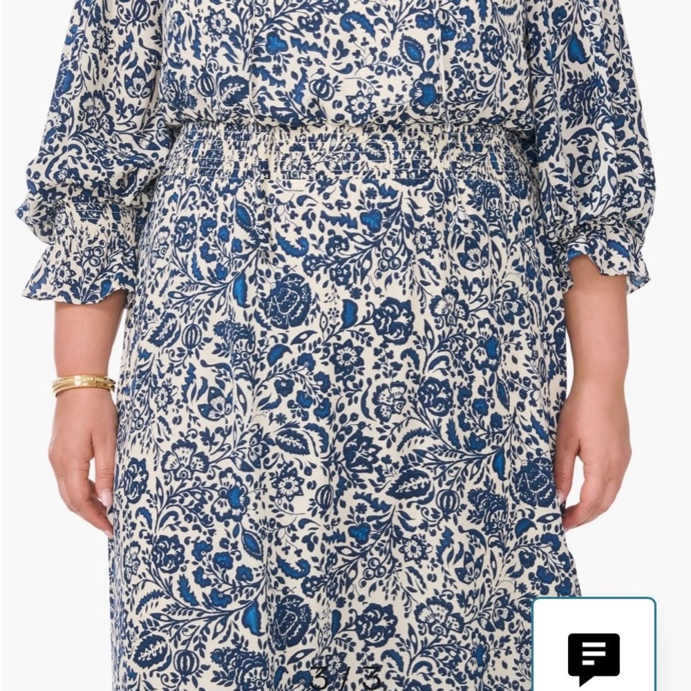 Vince Camuto Floral Paisley Dress Sz  XXL - Picture 2 of 3